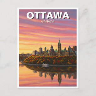 Ottawa Canada Travel Postcard