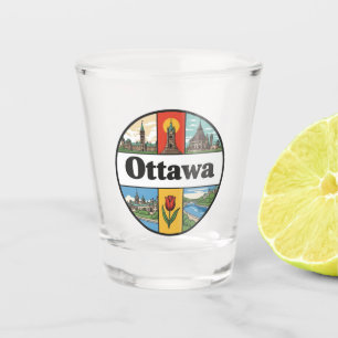 Ottawa Canada Travel Shot Glass