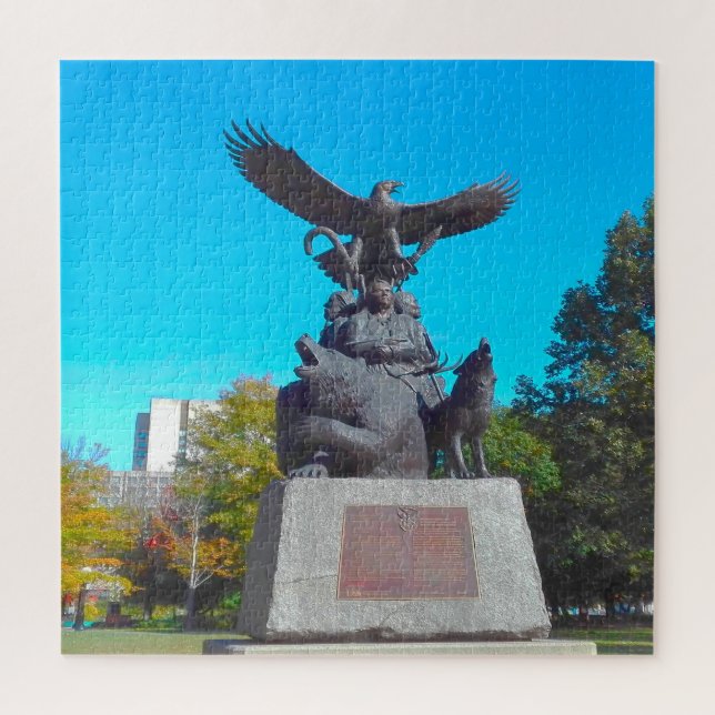 Ottawa Canada Veterans Memorial Jigsaw Puzzle (Vertical)