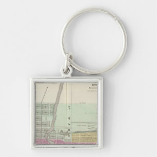 Ottawa City and Williamsburg, Kansas Key Ring