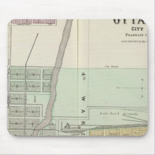 Ottawa City and Williamsburg, Kansas Mouse Mat