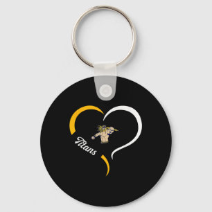 Ottawa-glandorf Titans Logo Half Heart Slogan Hs Key Ring
