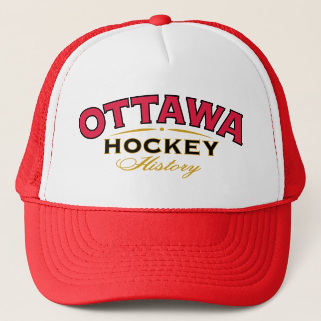 Ottawa Hockey History Trucker Hat (Front)