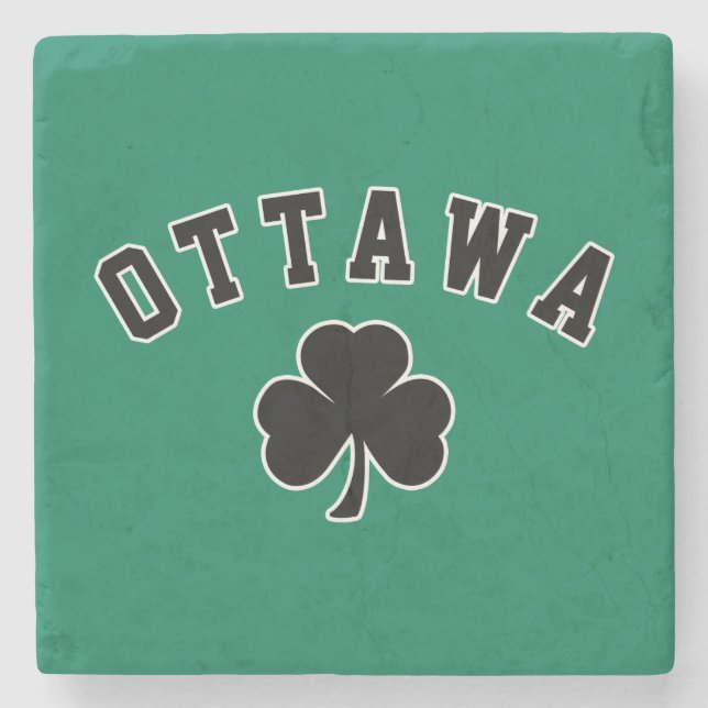 Ottawa Irish  Stone Coaster (Front)