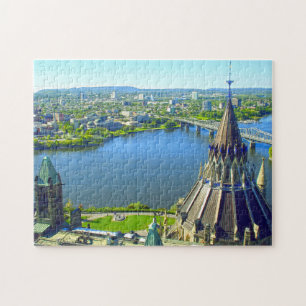Ottawa Parliament Buiding on the river. Jigsaw Puzzle