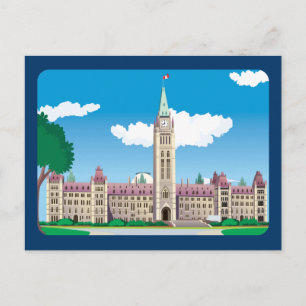 Ottawa Parliament Building Postcard