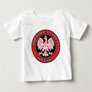 Ottawa Polish Canadian Eagle Baby T-Shirt