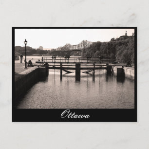 Ottawa, Rideau Canal, Postcard