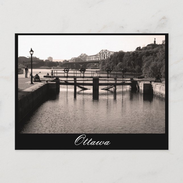 Ottawa, Rideau Canal, Postcard (Front)