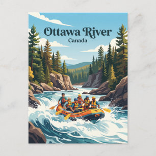 Ottawa River Canada Postcard
