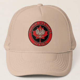Ottawa Round Polish Canadian Leaf Trucker Hat