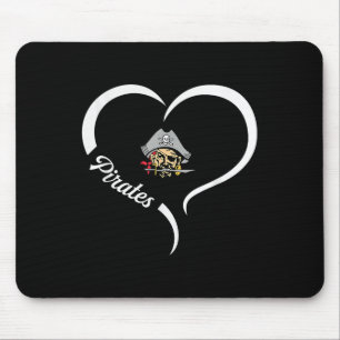 Ottawa Township Pirates Logo Half Heart Slogan Hs Mouse Mat
