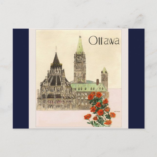Ottawa Travel Postcard (Front)