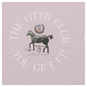 OTTB CLUB , PINK Fabric