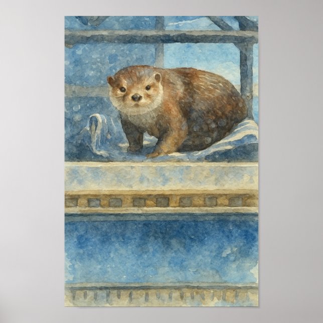 Otter Adventure Poster (Front)