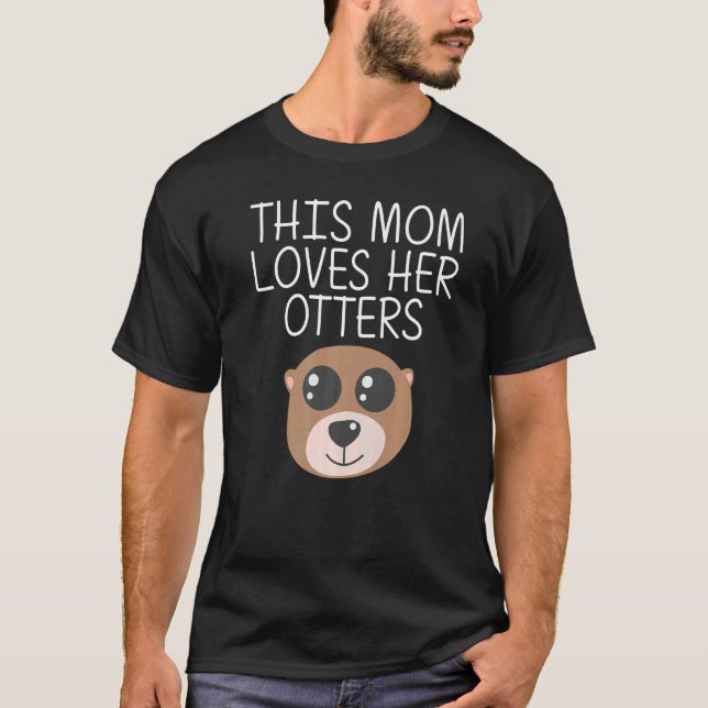 Otter Animal For Mum Women Sea Otter Mammals T-Shirt (Front)