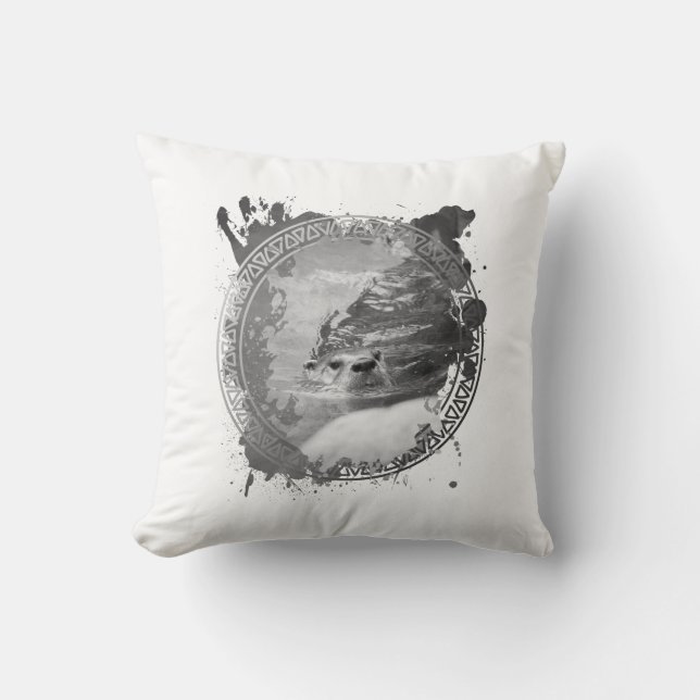 Otter Art Cushion (Front)