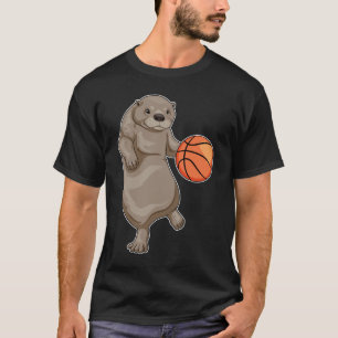 Otter Basketball player Basketball T-Shirt