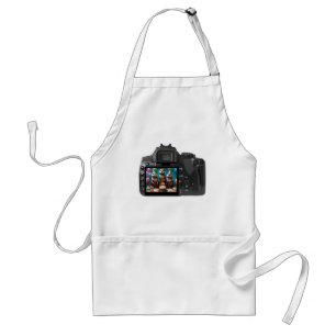 Otter Birthday Party In Viewfinder In Camera, Standard Apron