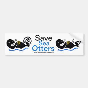 Otter - bumper sticker