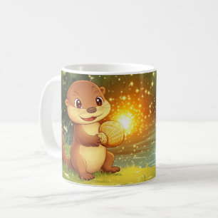 otter Cartoon Style vibrant Cute Colorfull Coffee Mug