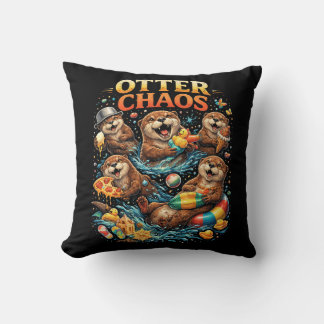 Otter Chaos Cushion