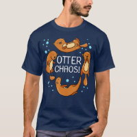 Otter Chaos For Kids Cute Sleeping Pajama 