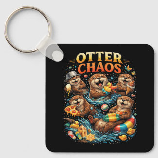 Otter Chaos Key Ring