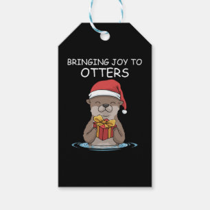 Otter Christmas Funny Christmas Gift Gift Tags