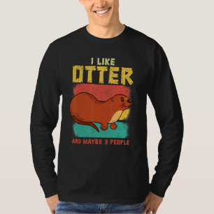 Otter Cute Animal Sea Otters Fun 1 T-Shirt