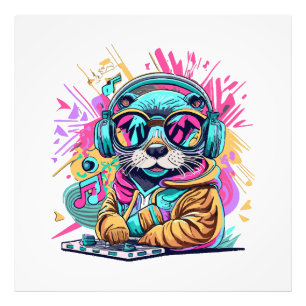 otter Dj 90s vibes Photo Print