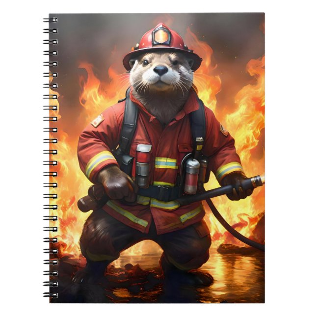 Otter Firefighter, Notebook (Front)