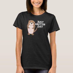 Otter For Men Women Aquatic Pup Weasel River Anima T-Shirt