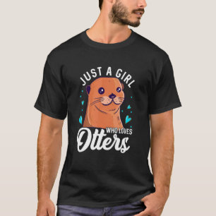 Otter For Sea Otter Ferret Fish Otter Animal 2 T-Shirt
