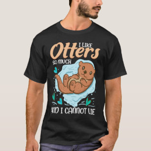Otter   for Sea Otter Ferret Fish Otter Animal T-Shirt