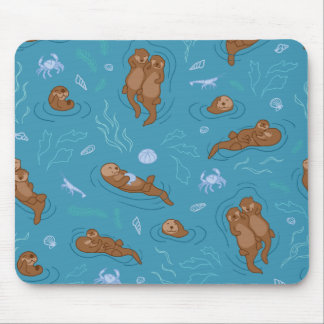 Otter fun mouse mat