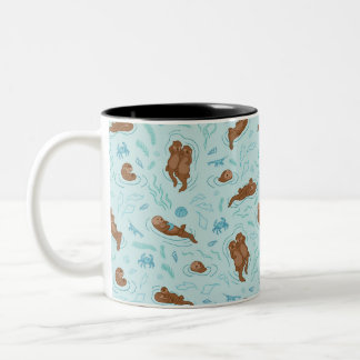 Otter fun Two-Tone coffee mug