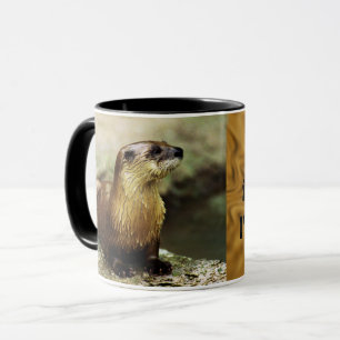 Otter funny message Personalise Coffee Mug