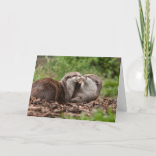 Otter Greeting Card