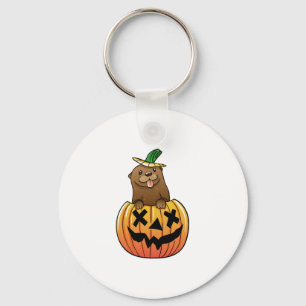 Otter Halloween  Key Ring
