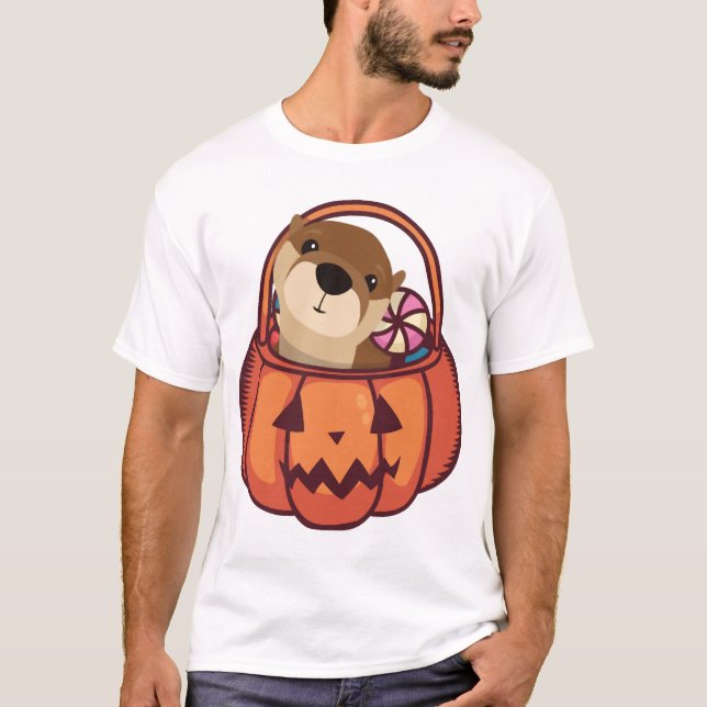 Otter Halloween T-Shirt (Front)