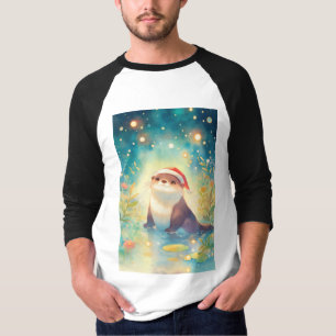 Otter Holiday Glow T-Shirt