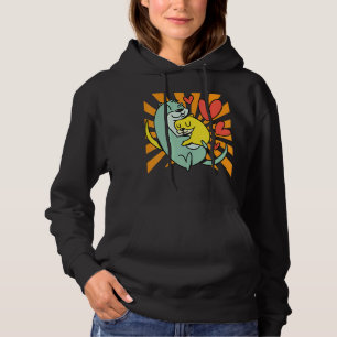 Otter Hugging Hoodie