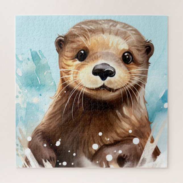 Otter Jigsaw Puzzle (Vertical)