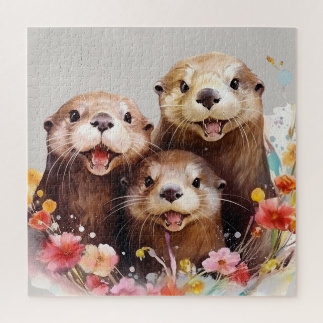 Otter Jigsaw Puzzle (Vertical)
