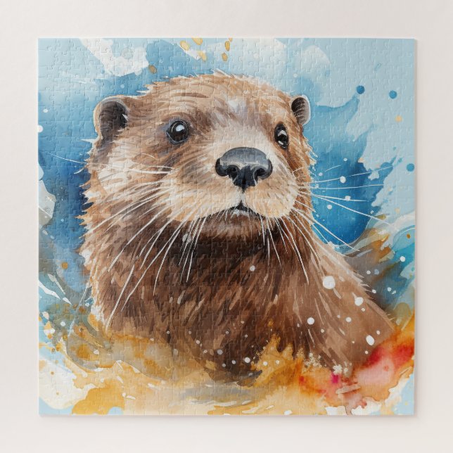 Otter Jigsaw Puzzle (Vertical)