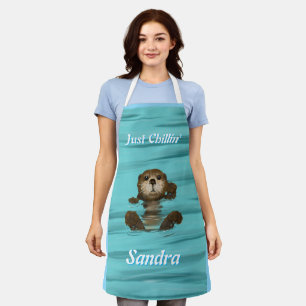 Otter, Just Chillin' Apron