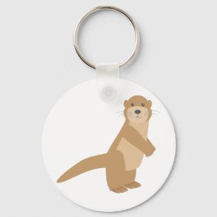 Otter Key Ring