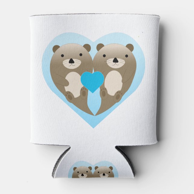 Otter Love Can Cooler (Front)