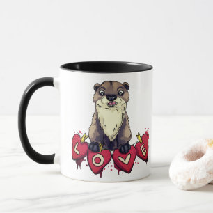 Otter love mug